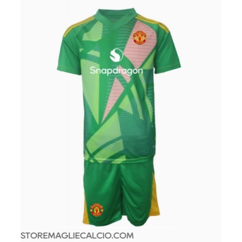 Manchester United Portiere Maglia Gara Terza Repliche 2024-25 Bambino
